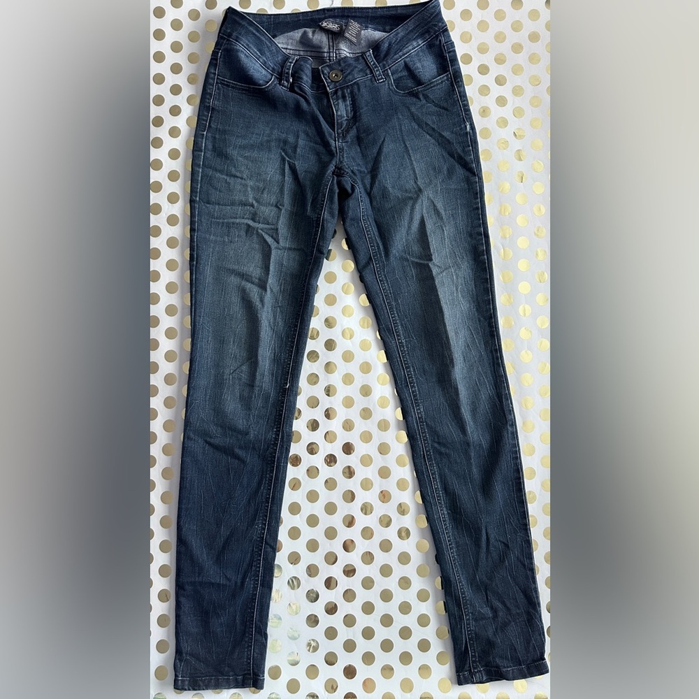 City Streets Women's Boot Cut Jeans - Dark Blue